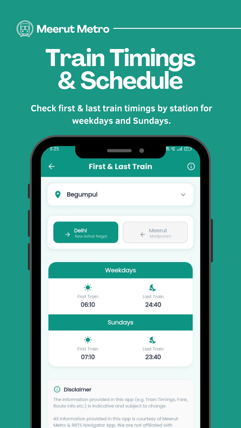 Train Timings